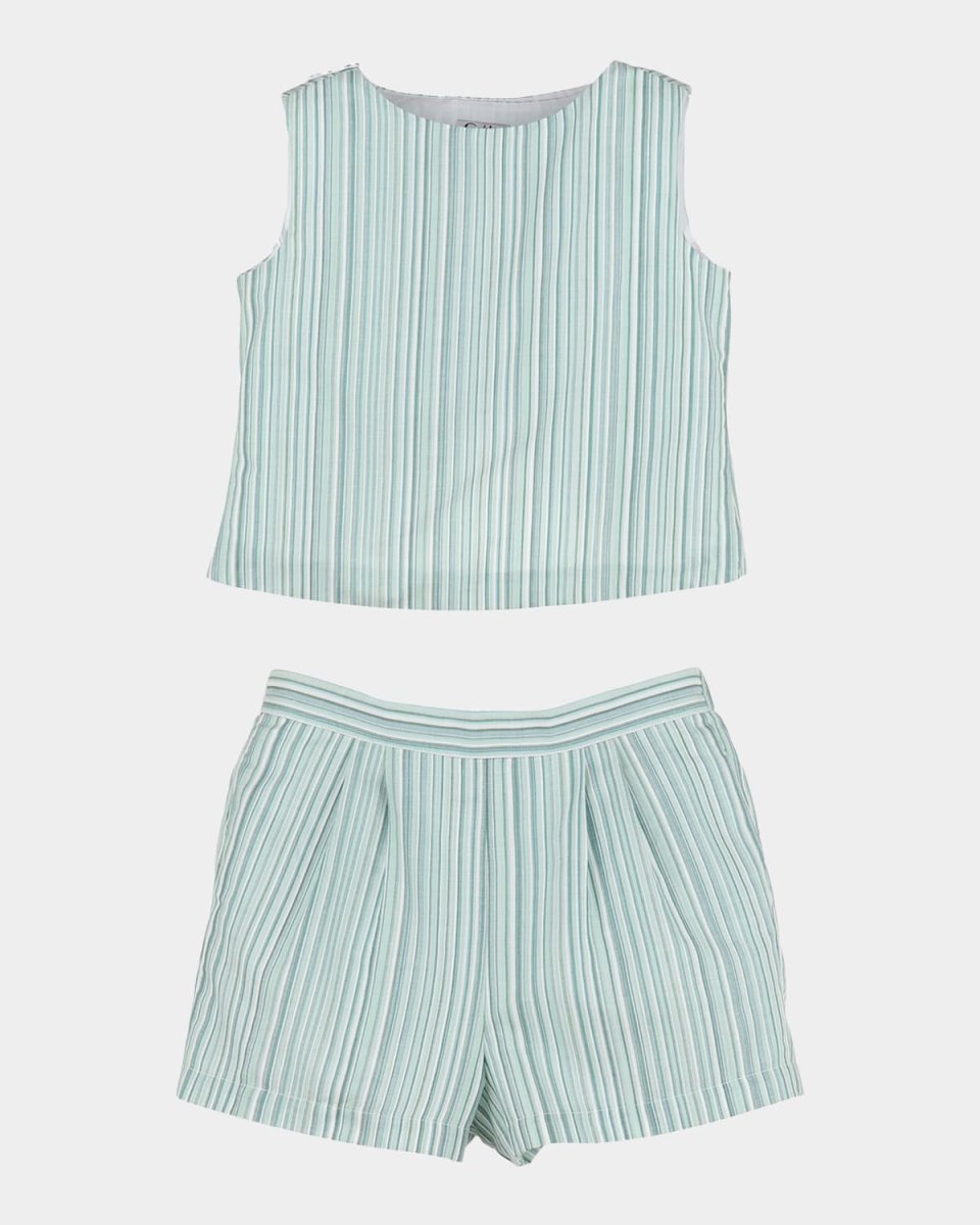 Girl's Two-Piece Striped Set, Size 4-